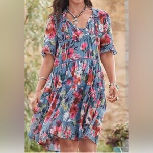 Sundance Tiered Floral Dress